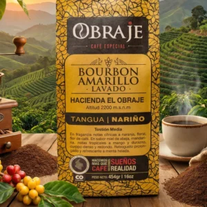 Bourbon Amarillo Lavado x 454 gr (Molido)