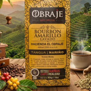 Bourbon Amarillo Lavado x 454 gr (Grano)